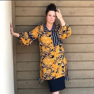 2 Zadie B tops size 2X Mustard is NWT !